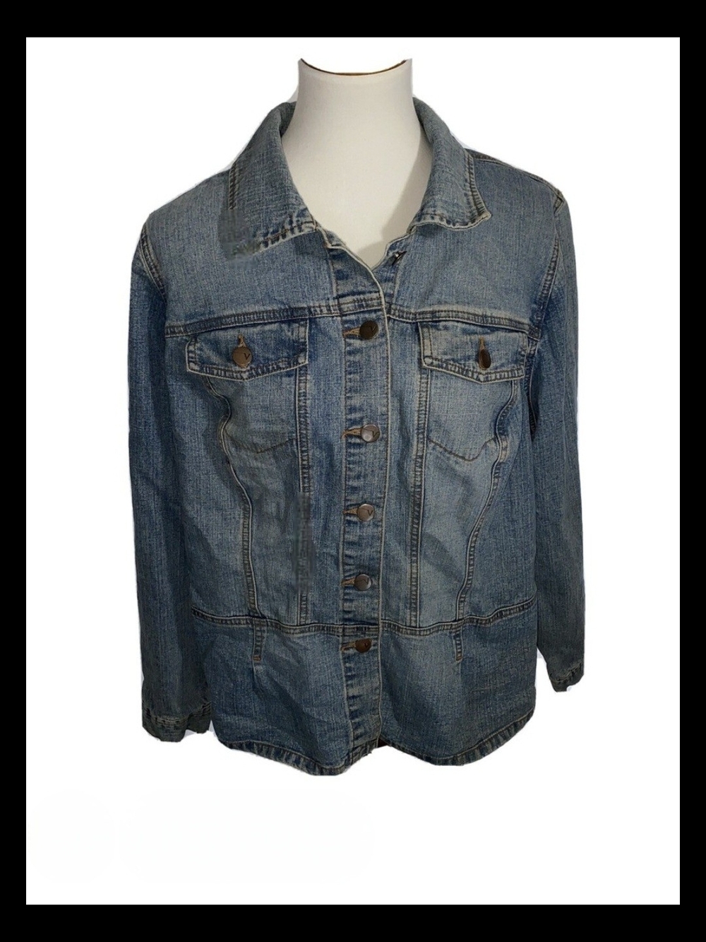 Venezia Classic Light Blue Denim Jacket Size 26/28